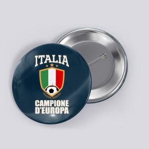 Italia Campione D'Europa Soccer Flag Shield Logo Button