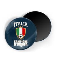 Italia Campione D'Europa Soccer Flag Shield Logo Magnet