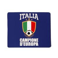 Italia Campione D'Europa Soccer Flag Shield Logo Mousepad