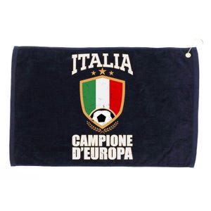 Italia Campione D'Europa Soccer Flag Shield Logo Grommeted Golf Towel