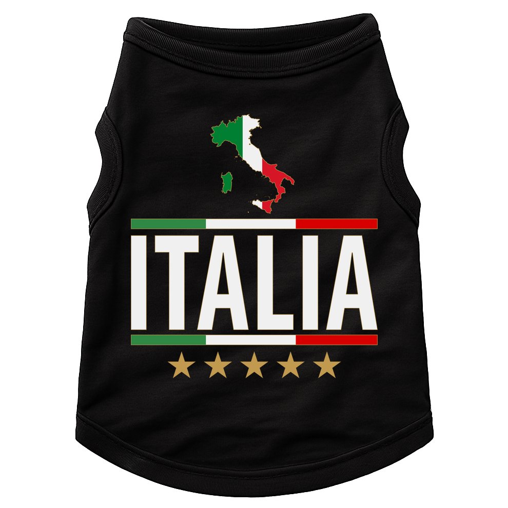 Italia Italy Soccer Football Champions Doggie Tank