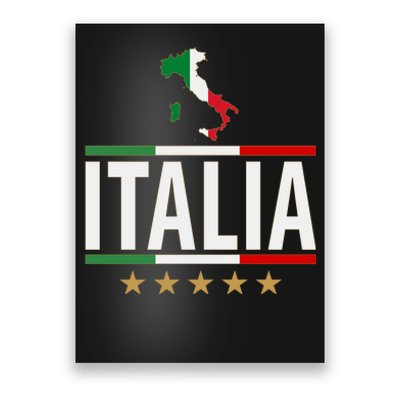 Italia Italy Soccer Football Champions Poster