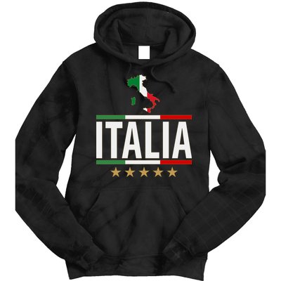 Italia Italy Soccer Football Champions Tie Dye Hoodie