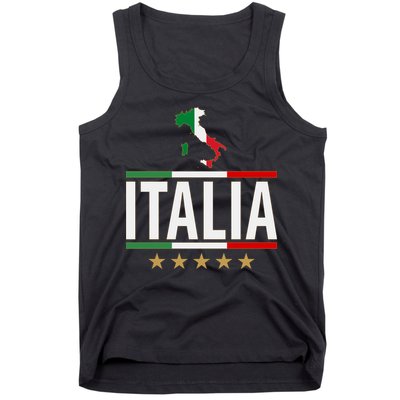 Italia Italy Soccer Football Champions Tank Top