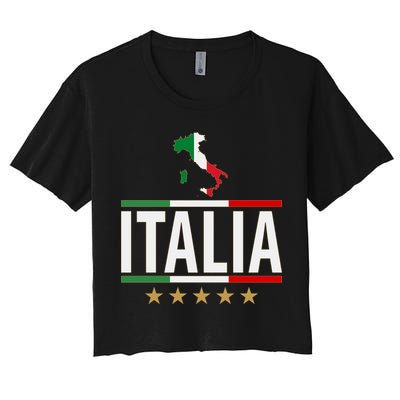Italia Italy Soccer Football Champions Crop Top