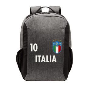 Italia Italy Soccer No 10 Shield Logo Vector Backpack