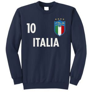 Italia Italy Soccer No 10 Shield Logo Sweatshirt