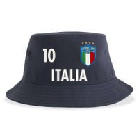 Italia Italy Soccer No 10 Shield Logo Sustainable Bucket Hat