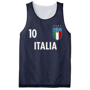 Italia Italy Soccer No 10 Shield Logo Mesh Reversible Basketball Jersey Tank