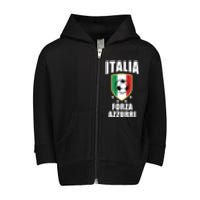 Italia Soccer Forza Azzurri Toddler Zip Fleece Hoodie