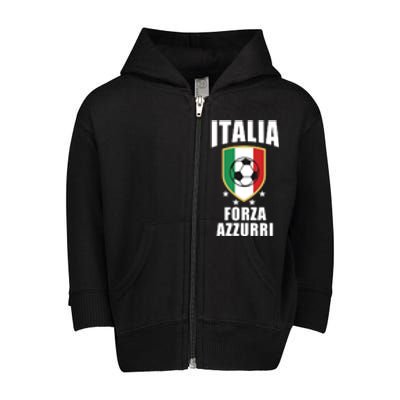 Italia Soccer Forza Azzurri Toddler Zip Fleece Hoodie