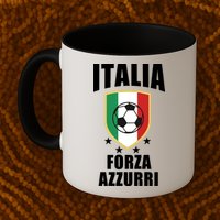 Italia Soccer Forza Azzurri Mug