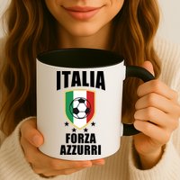 Italia Soccer Forza Azzurri Mug