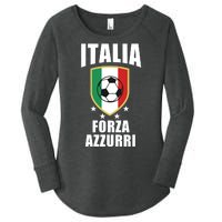 Italia Soccer Forza Azzurri Women's Perfect Tri Tunic Long Sleeve Shirt