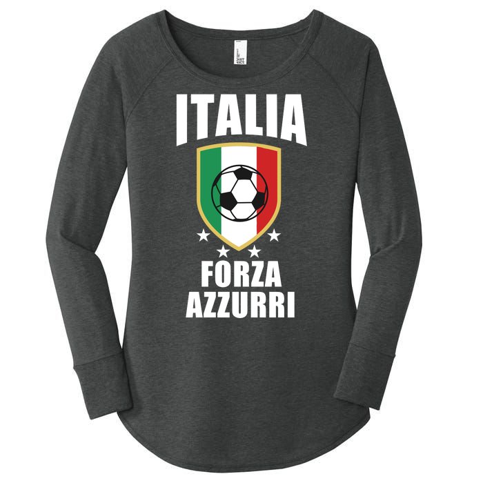 Italia Soccer Forza Azzurri Women's Perfect Tri Tunic Long Sleeve Shirt