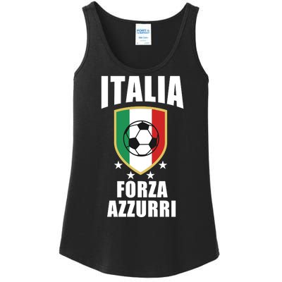 Italia Soccer Forza Azzurri Ladies Essential Tank