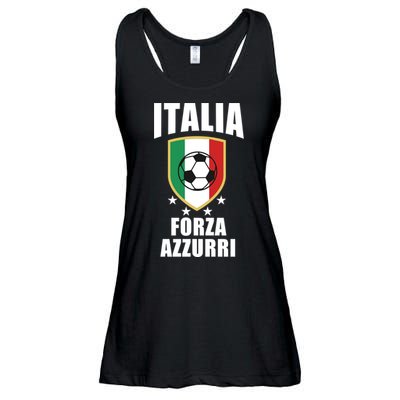 Italia Soccer Forza Azzurri Ladies Essential Flowy Tank