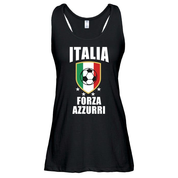 Italia Soccer Forza Azzurri Ladies Essential Flowy Tank