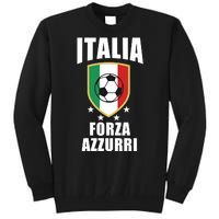 Italia Soccer Forza Azzurri Tall Sweatshirt