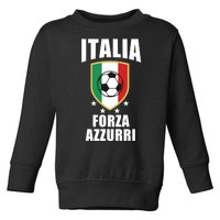 Italia Soccer Forza Azzurri Toddler Sweatshirt