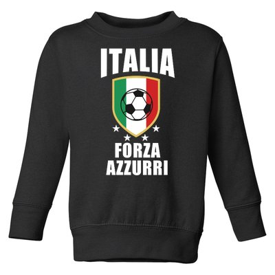 Italia Soccer Forza Azzurri Toddler Sweatshirt