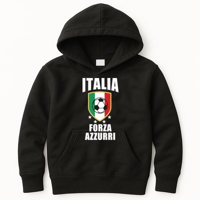 Italia Soccer Forza Azzurri Kids Hoodie