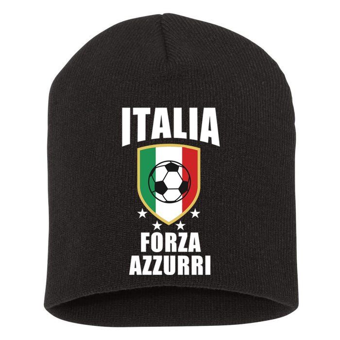 Italia Soccer Forza Azzurri Short Acrylic Beanie