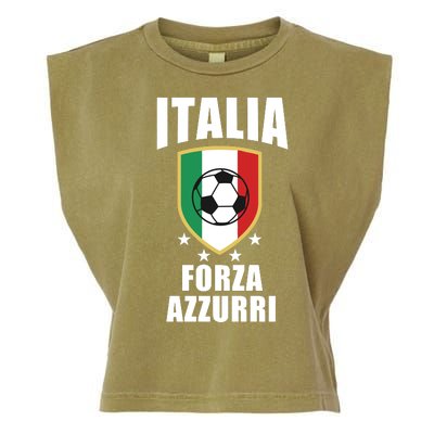 Italia Soccer Forza Azzurri Garment-Dyed Women's Muscle Tee