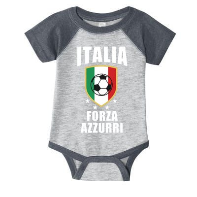 Italia Soccer Forza Azzurri Infant Baby Jersey Bodysuit