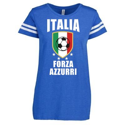 Italia Soccer Forza Azzurri Enza Ladies Jersey Football T-Shirt