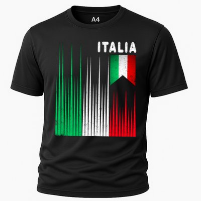 Italia Soccer Jersey Vintage Cooling Performance Crew T-Shirt