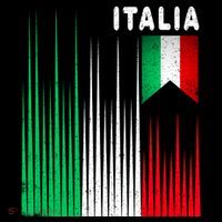 Italia Soccer Jersey Vintage Tall T-Shirt