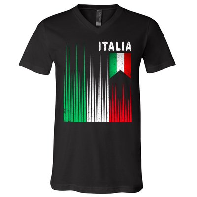 Italia Soccer Jersey Vintage V-Neck T-Shirt