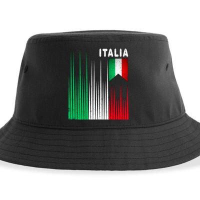 Italia Soccer Jersey Vintage Sustainable Bucket Hat