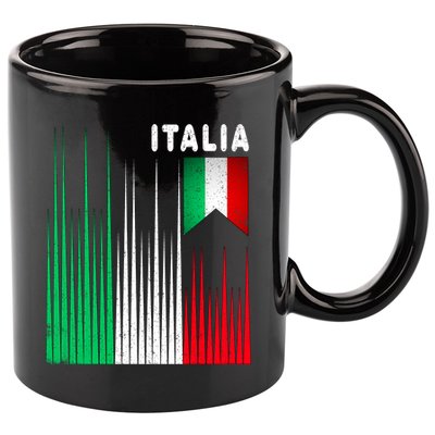 Italia Soccer Jersey Vintage 11oz C Handle Ceramic Mug
