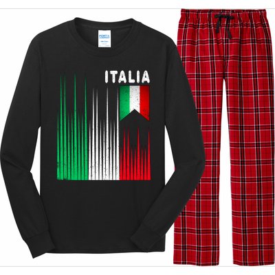 Italia Soccer Jersey Vintage Long Sleeve Pajama Set