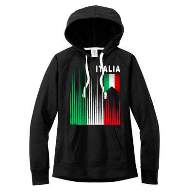 Italia Soccer Jersey Vintage Women's Fleece Hoodie