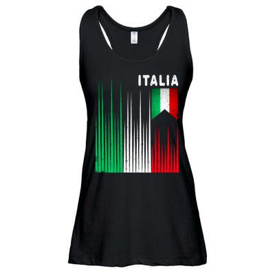 Italia Soccer Jersey Vintage Ladies Essential Flowy Tank