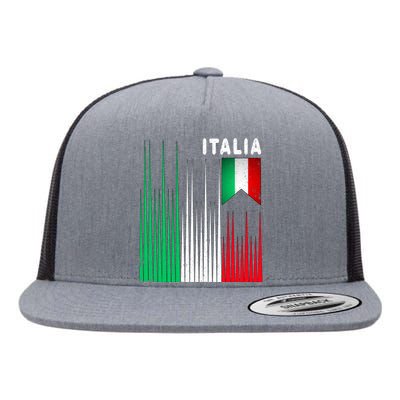 Italia Soccer Jersey Vintage Flat Bill Trucker Hat