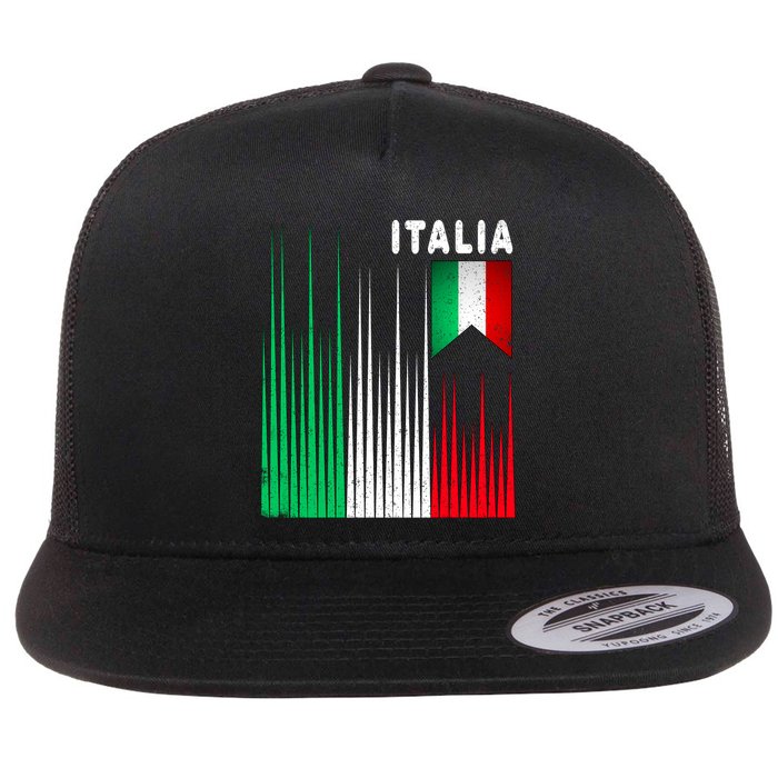 Italia Soccer Jersey Vintage Flatbill Hat