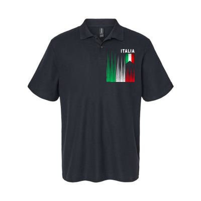 Italia Soccer Jersey Vintage Softstyle Adult Sport Polo