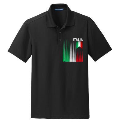 Italia Soccer Jersey Vintage Dry Zone Grid Polo