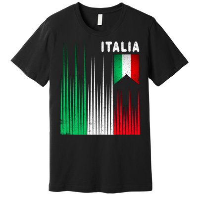 Italia Soccer Jersey Vintage Premium T-Shirt