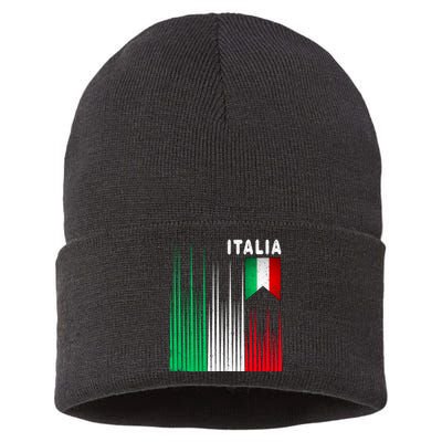 Italia Soccer Jersey Vintage Sustainable Knit Beanie