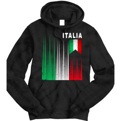 Italia Soccer Jersey Vintage Tie Dye Hoodie