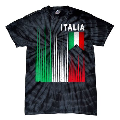 Italia Soccer Jersey Vintage Tie-Dye T-Shirt