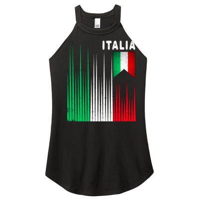 Italia Soccer Jersey Vintage Women’s Perfect Tri Rocker Tank