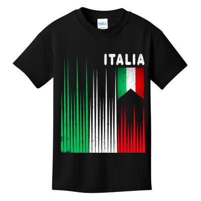 Italia Soccer Jersey Vintage Kids T-Shirt