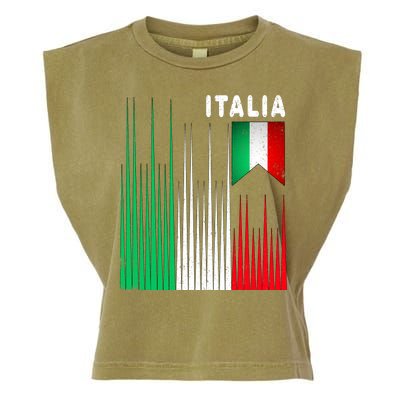 Italia Soccer Jersey Vintage Garment-Dyed Women's Muscle Tee