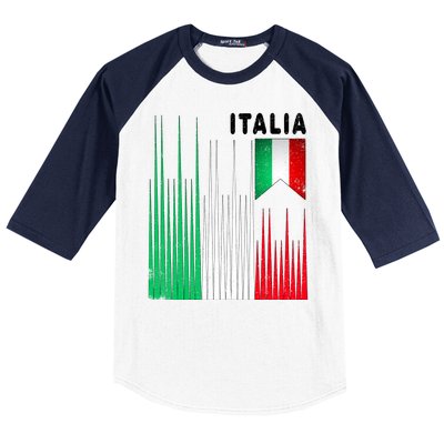 Italia Soccer Jersey Vintage Baseball Sleeve Shirt